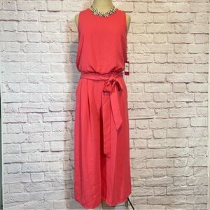 Vince Camuto Women’s Sleeveless High Neck Capri Jumpsuit SEE DESCRIPTION